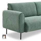  Ghế sofa băng nỉ BT336 Fresnes dài 2m1 phòng khách chung cư 