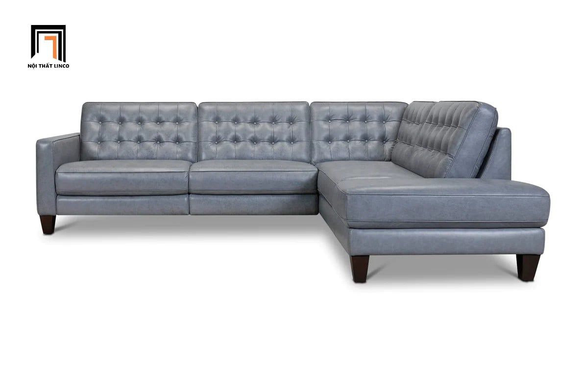  Bộ ghế sofa góc L GT17 Toranado 2m4 x 2m giật nút sang trọng 