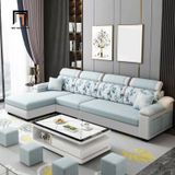  Bộ ghế sofa góc L sang trọng 3m x 1m6 GT166 Beaver gật gù 