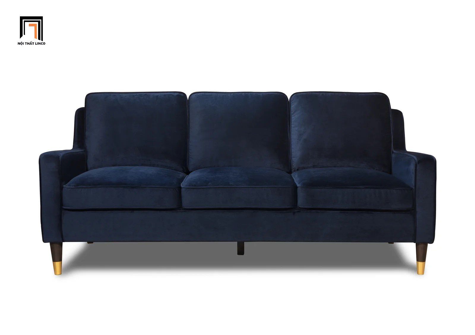  Ghế sofa băng phong cách Âu Mỹ BT154 Wendel 2m xanh đậm 