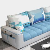  Ghế sofa góc L giá rẻ 2m2 x 1m6 GT192 Roa phòng khách nhỏ 
