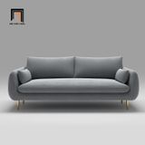  Ghế sofa văng cong đẹp dài 1m9 BT284 Maruata vải nhung giá rẻ 