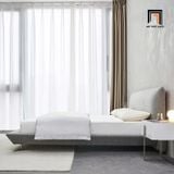  Giường ngủ vải nỉ màu xám GN61 Amaya cho căn hộ chung cư 