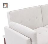  Ghế sofa bed giường nằm GB53 Armisen 2m xám trắng vải nỉ nhung 