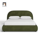 Giường ngủ vải nhung xanh lá GN63 Sadarius phòng ngủ đẹp 