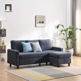  Set ghế sofa băng phòng khách vải nỉ BT314 Cambell 2m2 kèm đôn 