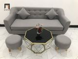  Bộ ghế sofa băng giá rẻ dài 1m9 BGN xám ghi trắng 