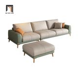  Bộ ghế sofa góc da công nghiệp GT174 Atonio 3m x 1m6 sang trọng 
