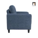  Ghế sofa đơn gia đình thư giãn DT100 Arsaluis màu xanh đậm nỉ 