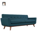  Bộ ghế sofa vải bố xanh đậm KT123 Messinger cho công sở đẹp 