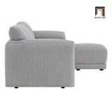  Bộ ghế sofa băng phòng khách BT332 Bodhill vải nỉ bố 2m3 xám 