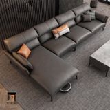  Ghế sofa góc chữ L hiện đại GT220 Elsin 3m x 1m6 da giả Pu 