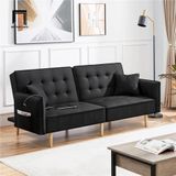  Ghế sofa bed thông minh giá rẻ GB52 Caste 1m85 xám lông chuột 