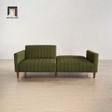  Ghế sofa giường đa năng xinh xắn GB77 Hansfried dài 2m xanh lá 