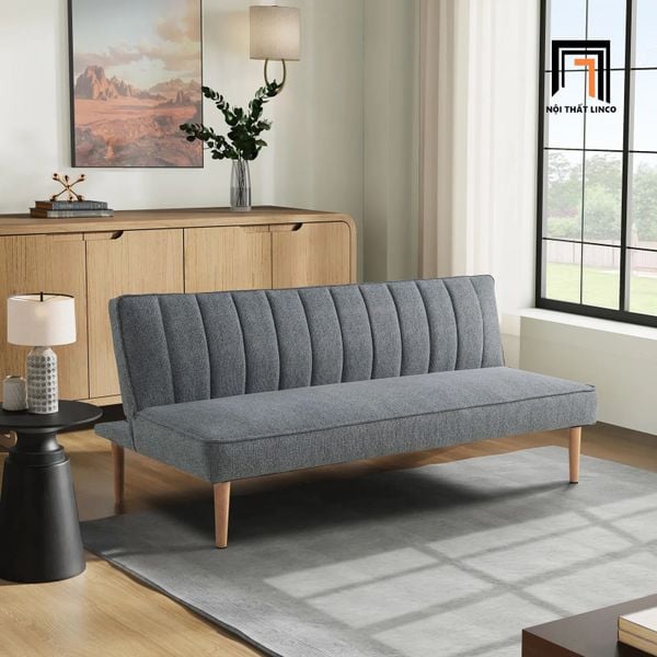 ghế sofa giường giá rẻ 1m7 xám ghi