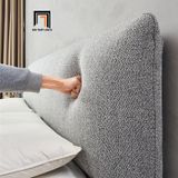  Giường ngủ vải nỉ màu xám GN61 Amaya cho căn hộ chung cư 