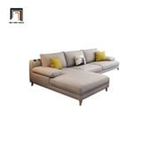  Ghế sofa góc L vải nỉ màu kem GT172 Moark 2m6 x 1m8 cho gia đình 