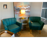  Ghế sofa đơn nhỏ gọn DT25 Licur vải bố 1 nệm ngồi 