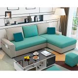 Bộ ghế sofa góc L giá rẻ GT154 Morton 2m9 x 1m6 cho gia đình 