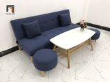  Bộ bàn ghế sofa giường xanh đậm dài 1m72 cho phòng nhỏ 