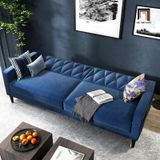  Ghế sofa giường nằm hiện đại GB38 Honbay 1m9 vải nỉ nhung 