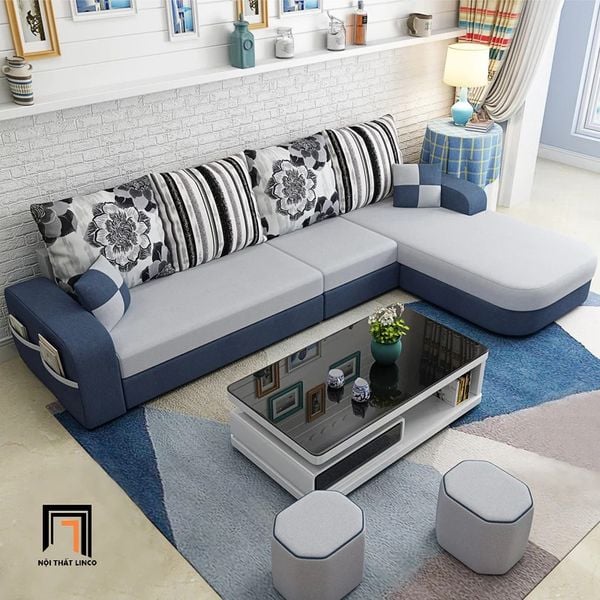 bộ ghế sofa góc chữ l 2m8 x 1m6