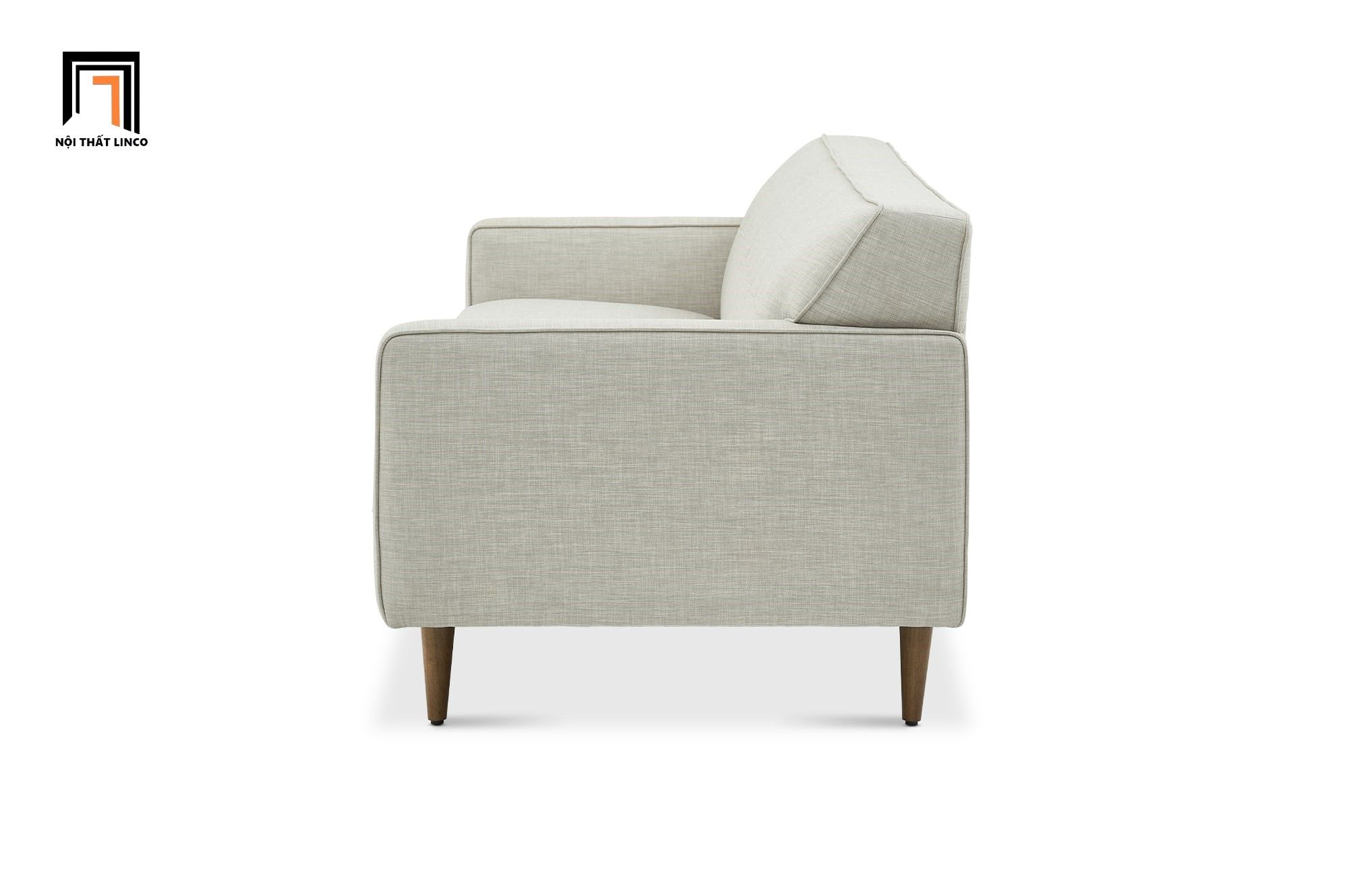  Ghế sofa văng giá rẻ màu xám trắng BT325 Elias dài 2m gia đình 
