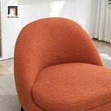  Ghế sofa đơn xinh xắn vải lông cừu DT111 Cayde màu cam đẹp 