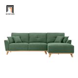  Bộ ghế sofa góc L GT50 Pinkcase 2m4 x 1m6 vải nỉ hồng phấn 