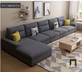  Bộ ghế sofa góc 3m x 1m6 GT38 Cobin giá rẻ xám lông chuột 
