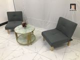  Ghế sofa bed đơn NS01 màu xám đen giá rẻ 