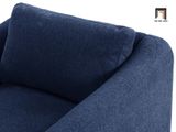  Ghế sofa đơn giá rẻ cho chung cư DT44 Ledge vải bố xanh đậm 