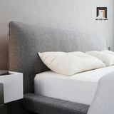  Giường ngủ vải nỉ màu xám GN61 Amaya cho căn hộ chung cư 