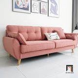  Bộ ghế sofa gia đình vải nỉ bố KT77 Dropy màu be xinh xắn 