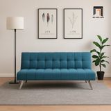  Ghế sofa giường gấp gọn GB91 Sawyer 1m7 xanh dương vải nỉ 