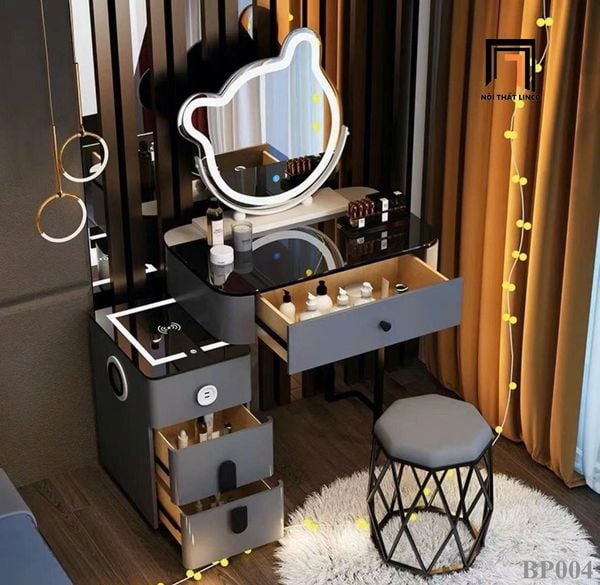 bàn phấn trang điểm phòng ngủ nhỏ