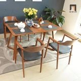  Combo bàn ghế ăn gỗ 14-KH4-G32-B92 cho gia đình nhỏ 