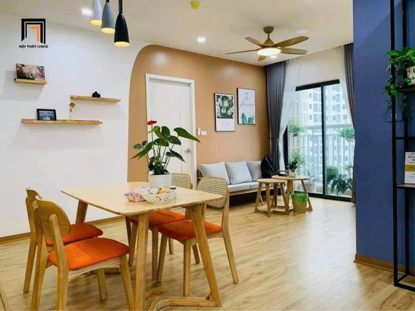 bộ bàn ghế ăn gỗ tự nhiên giá rẻ