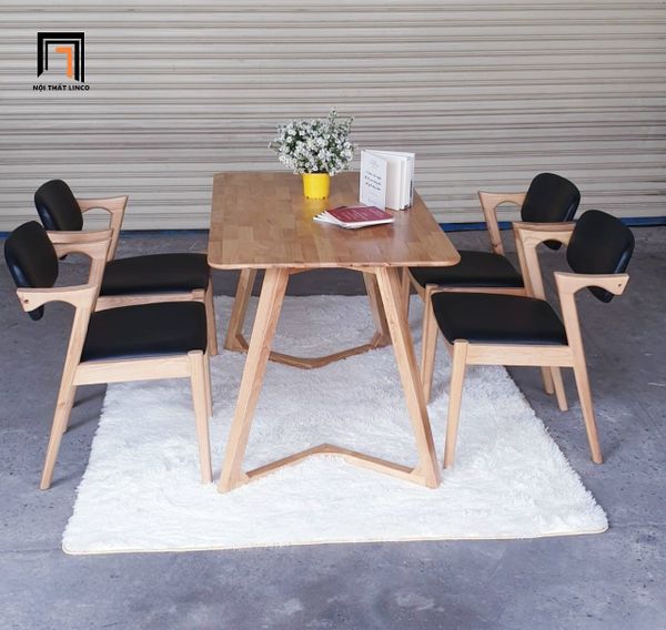 bộ bàn ăn 4 chỗ ngồi chung cư