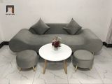  Bộ ghế sofa băng thuyền BL9 SFT 2m hiện đại xám lông chuột 