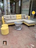  Ghế sofa góc L phòng khách xinh xắn GT235 Greci 2m5 x 1m6 