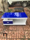  Bàn trà chữ nhật mặt kính xanh dương BTPK14 Talawa 1m giá rẻ 