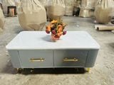  Bàn trà hình hộp chữ nhật xinh xắn BTPK68 Rockland 1m mặt đá 