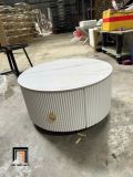  Bàn sofa mặt đá tròn 60 BTPK74 Langley hộc kéo nhỏ để đồ 