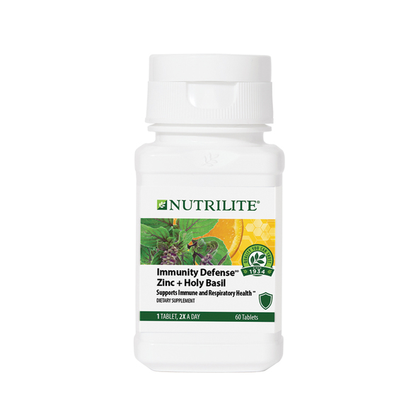Giá bán 400 Nutrilite immunity defense kẽm ZinC Holy Basil Amway
