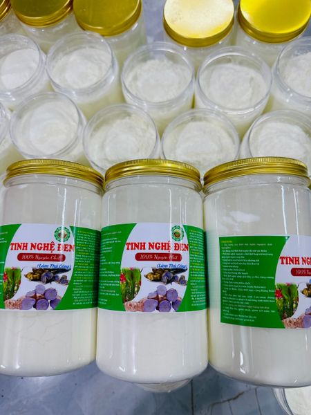 Tinh bột nghệ đen làm thủ công nguyên chất