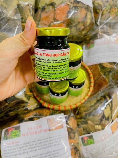 Cao lá tắm dân tộc Dao Đỏ 100g Lá tắm Dao Đỏ