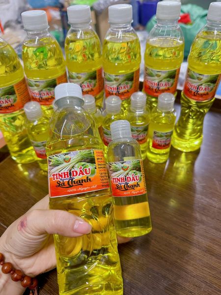 Tinh dầu sả chanh nguyên chất bao test