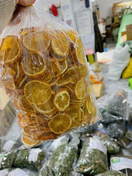 1kg Cam khô cam sấy khô hàng đẹp loại 1 bao test