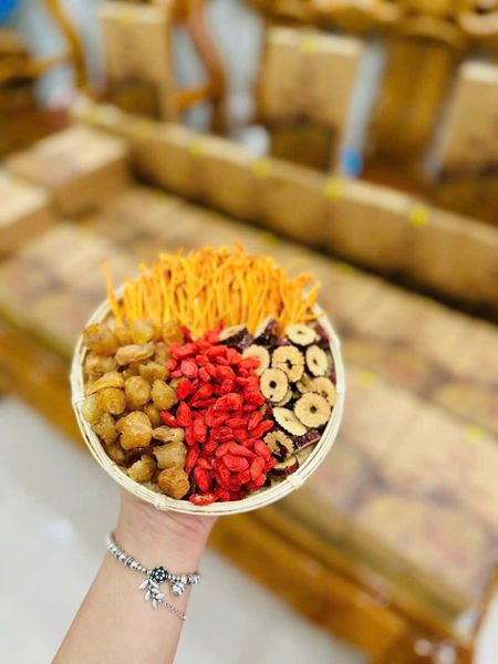 Trà đông trùng hạ thảo sấy thăng hoa tứ vị